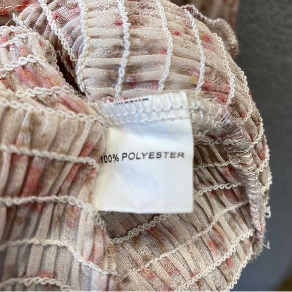 Princess Polly Smocked Puff Sleeve Azure Floral Mini Dress Sz 6 - Picture 8 of 9